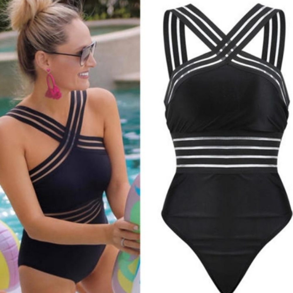 Sexy one piece swimwear